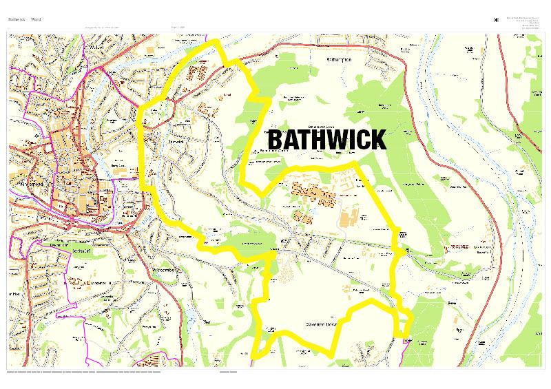 Bathwick ward map