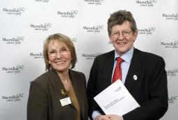 Don Foster MP with Gillian Lord, from Macmillan Cancer Relief